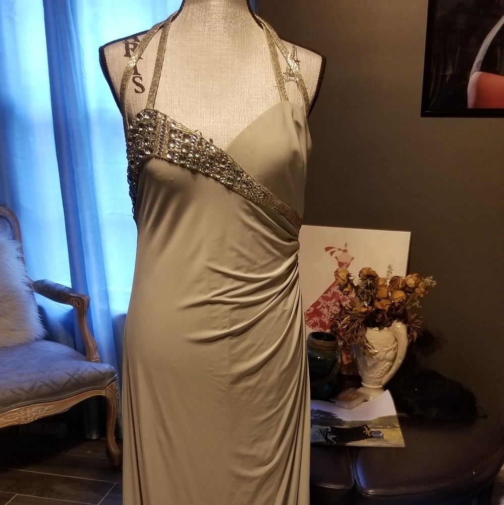 Strappy  Evening Gown